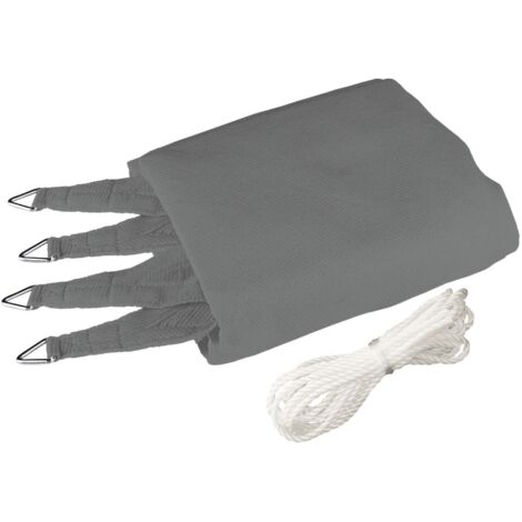 Windhager Sonnensegel Capri 4x4m grau Sonnenschutz UV-Schutz 50+ Sonnendach