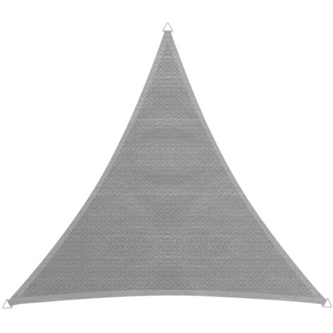 Windhager Sonnensegel Capri 5x5x5m grau Sonnenschutz UV-Schutz 50+ Sonnendach