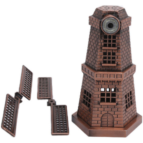 Windmühlen-Dekor im Retro-Stil, handgefertigte Mini-Ornamente aus roter Bronze für Bar und Restaurant