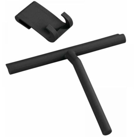 Window and Cabin Squeegee, [Black 21cm], Silicone Window Squeegee, Bathroom Mirror MUMU