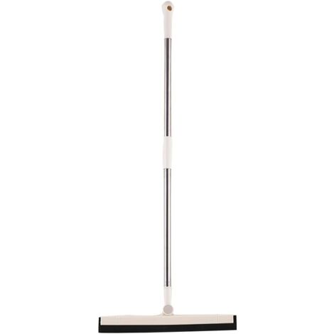 HIASDFLS Window Cleaning Squeegee with 91 Stainless Steel Handle for Washing and Drying Shower, Floor, Mirrors, Kitchen - Beige