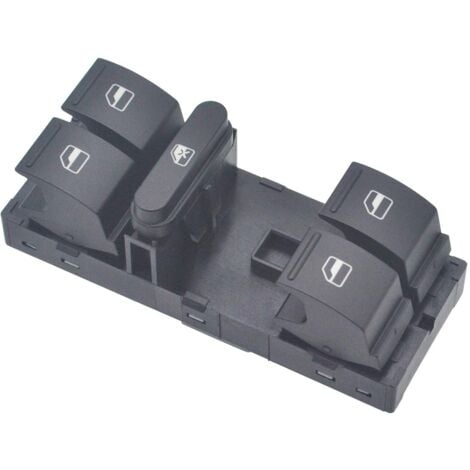 Window lifter control switch, electric window lifter button 1K4959857B for Jetta Golf Polo Passat Caddy T-iguan Touran