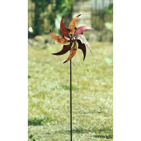 grün  Gartendekoration Windräder TrendLine Windrad blau 