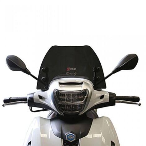 windschutzscheibe faco für roller piaggio 300 beverly s 2021 bis
