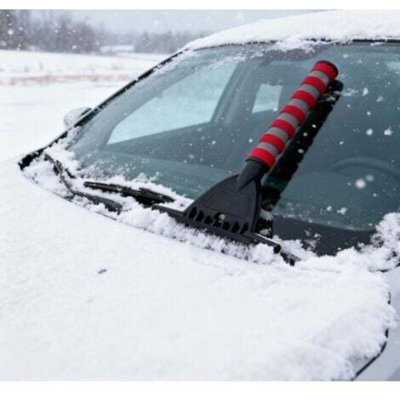 Windshield Ice Scraper - Defrosting Tool for Car Windows, Defrosting Shovel for RV Taillights, Mirrors, and Car Headlights