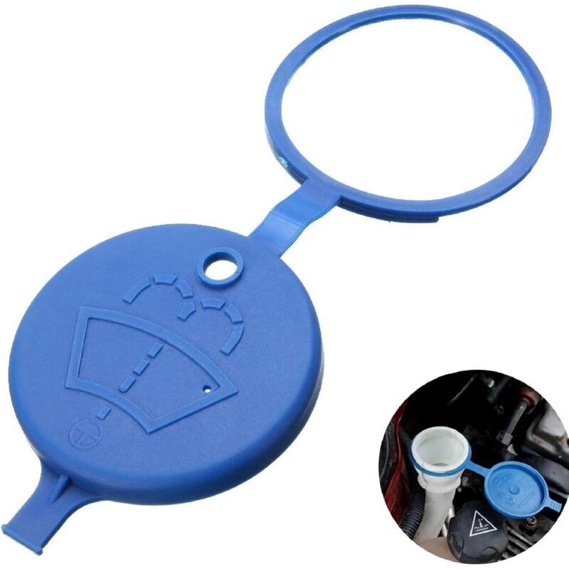 Windshield Washer Fluid Reservoir Cap, Windshield Washer Fluid Reservoir Cap, Filled with Fluid Tube Cap, Replacement Reservoir Cap, Replacement for