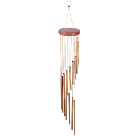 Windspiel aus 18 Metallröhren für Garten, Balkon, Terrasse – Dekoration für drinnen und draußen – Geschenkidee zum Geburtstag