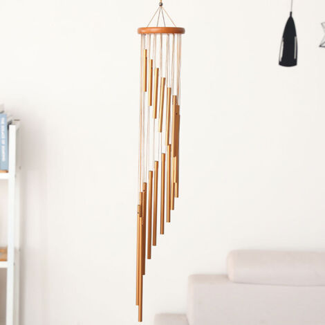 Windspiel für den Außenbereich, 90 cm Windspiel mit 18 Aluminiumlegierungs-Tönen