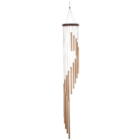Windspiel für den Außenbereich mit Haken, Windglocke mit Metallwind, Geschenk für Garten, Terrasse, Veranda oder Hinterhof, Weihnachtsdekoration