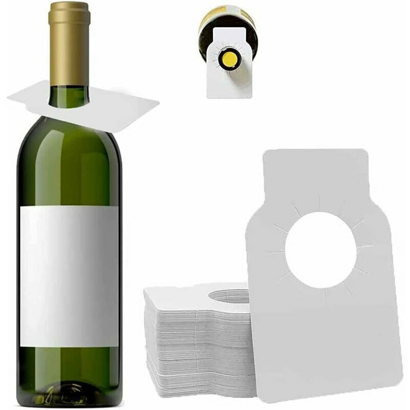 Wine Cellar Label, Hanging Labels, Blank Labels, Personalized Wine Bottle Label, Reusable Wine Labels, Customizable Bottle Label (300 Pcs)