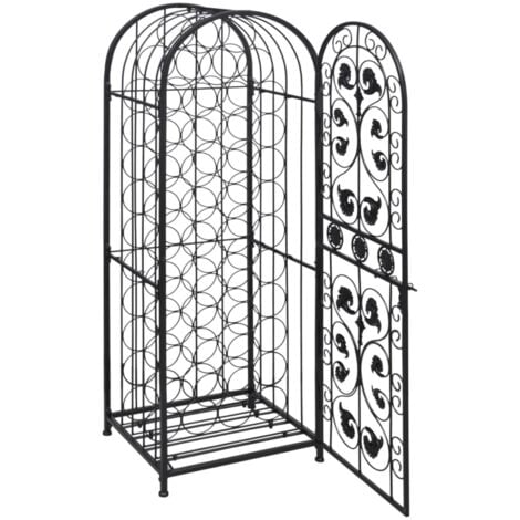 Wine Rack for 45 Bottles Metal vidaXL