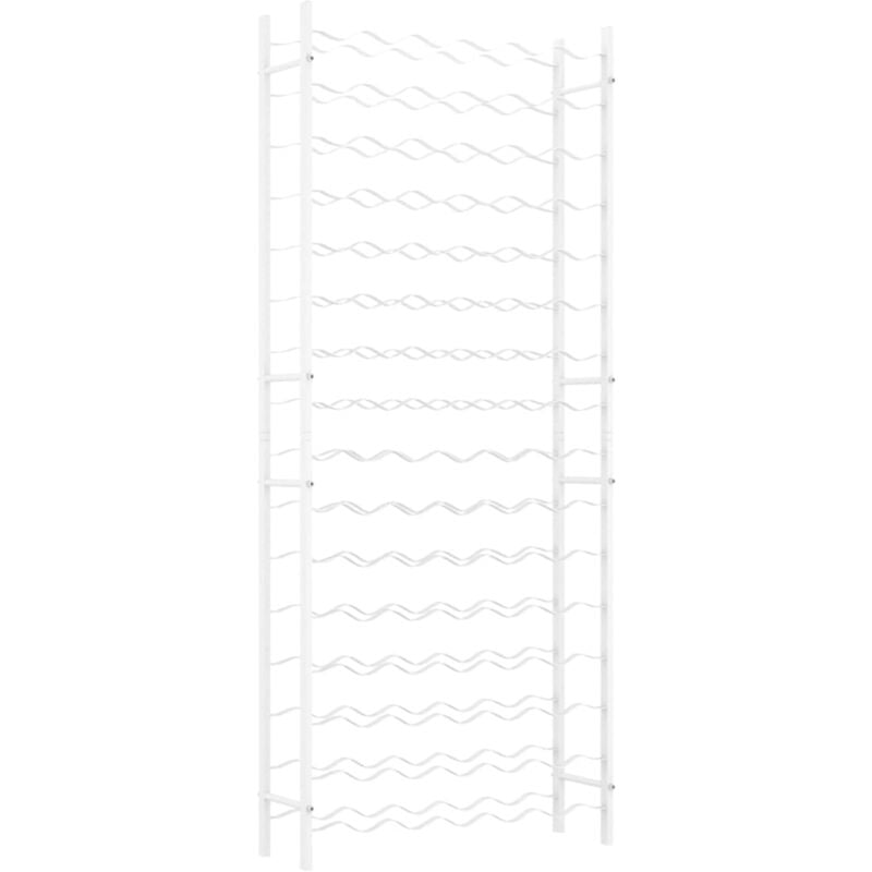 Vidaxl - Wine Rack for 96 Bottles White Metal