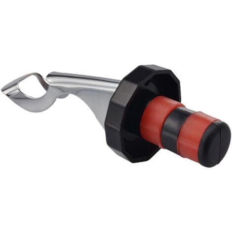 Wine Stopper Black Red Bottle Cork Silicone Tight Sealing Leakage Proof Vacuum Reusable Beverage Stopper