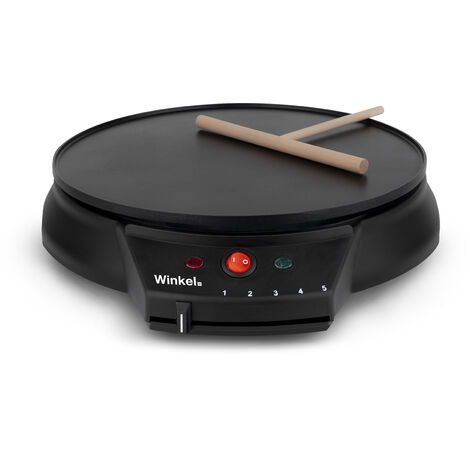 Winkel GOO30 GOO34-Crepera, Color Negro, 1000 W, 30 cm de diámetro
