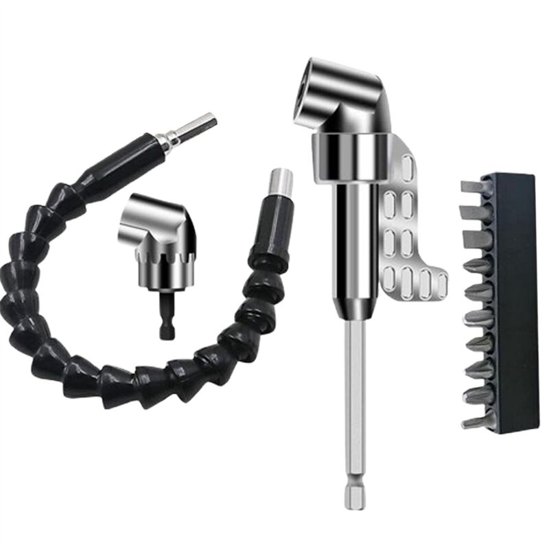 Image of Tlily - Winkelbohradapter, Sechskantschaft-Schraubendreheraufsatz