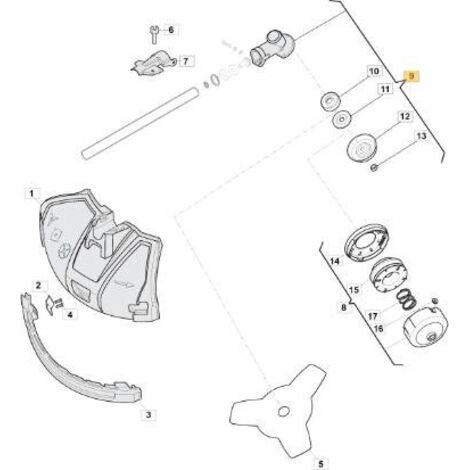Winkelgetriebe Freischneider Stiga - GGP - 118803482/0