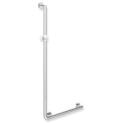 Winkelgriff Hewi System 900 mit Brausehalter, rechts, 450 x 1250 mm - 900.33.20040 92