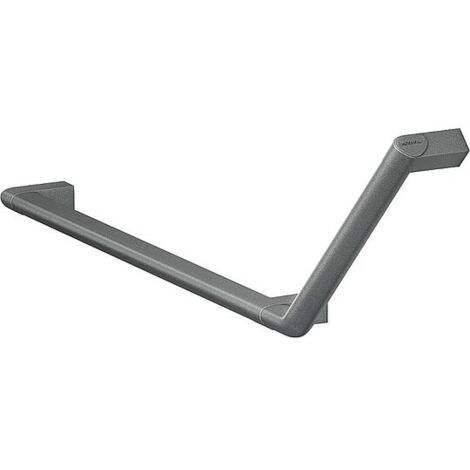 Winkelgriff Normbau Serie Cavere aus Aluminium, 135°, Anthrazit-Metallic, rechts, 350 x 316 mm - 7464131095