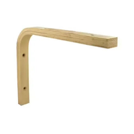 Winkelkonsole aus Multiplex-Schichtholz zum Anschrauben H.150xB.200mm.