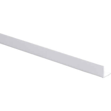 Winkelleiste 90 x 3 x 3 cm, weiß Winkelleiste