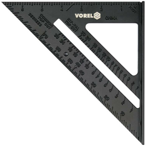 Winkelmaß Vorel kątownik aluminiowy 250mm Aluminium 2,5 mm
