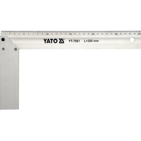 Winkelmaß Yato yt-7080 Aluminium 250 mm transparente Skala