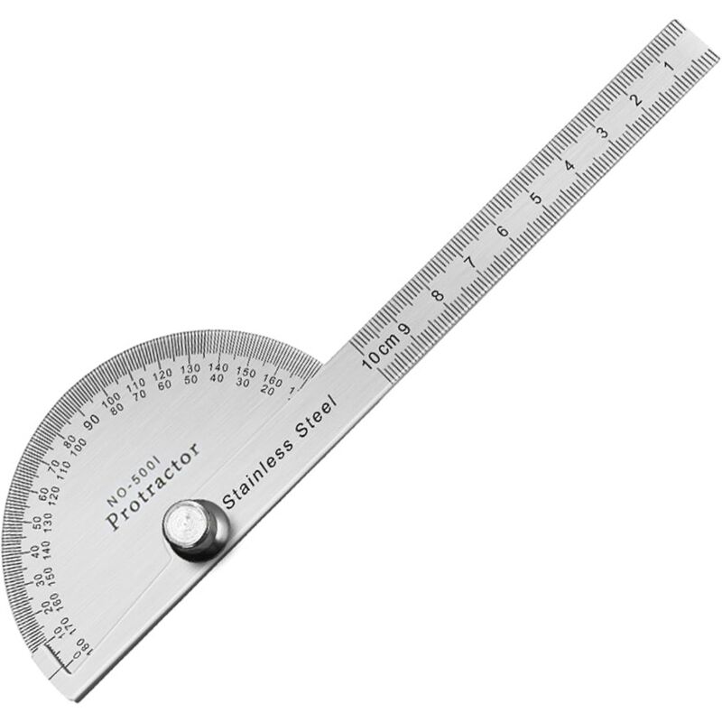 Image of Winkelmesser aus Edelstahl – Digital 0 bis 180 Grad (100 mm)