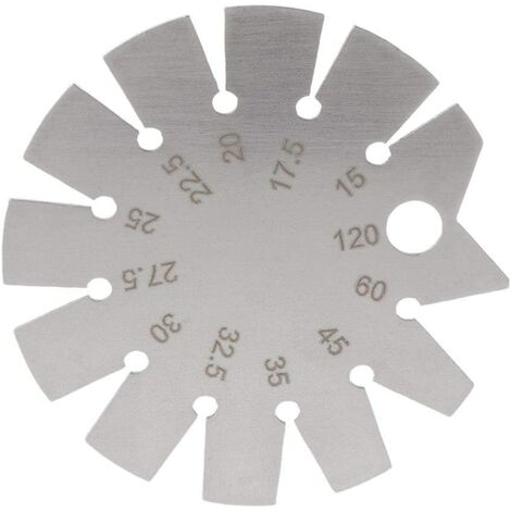 Winkelmesser aus Edelstahl mit Winkelbereich von 15 ° bis 120 °