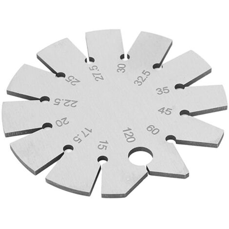 Winkelmesser aus Edelstahl, Winkelmesser 15-120 Grad