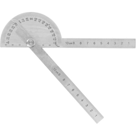 Winkelmesser-Lineal, verstellbarer Winkelmesser, 2-in-1-Lineal aus Edelstahl für die Holzbearbeitung, mit präziser eingravierter Skala, breites Anwendungsspektrum.