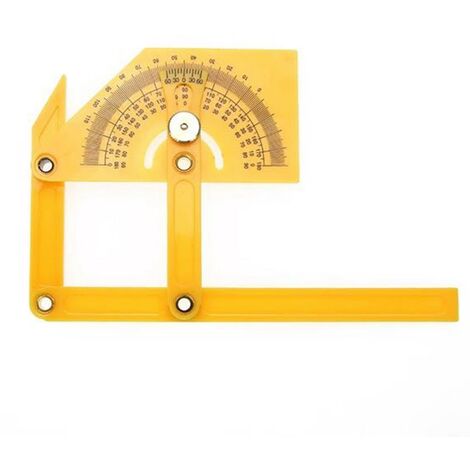 Winkelmesser und Winkelsucher Holzbearbeitungs-Messwerkzeug 0° bis 180° Holzbearbeitungs-Winkellineal Kunststoff-Winkelmesser