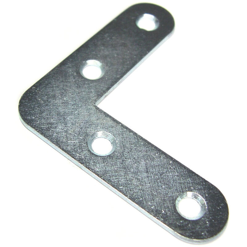 Winkelplatte mit runden Ecken 3 ø Befestigung Mm 60 x 60 x 10 Abmessung (mm) 4 Stück