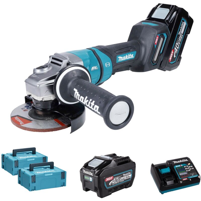 Image of Akku-Winkelschleifer xgt 40 v max • 125 mm • 11.000 U/min - Makita
