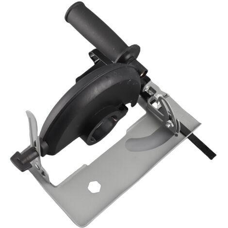 Winkelschleiferständer  45° verstellbares Trenn- und Nutenset  Kompatibel mit 100–125-mm-Scheiben  Metallfuß & verstellbare Führung  Abmessungen: 205 x 120 x 155 mm