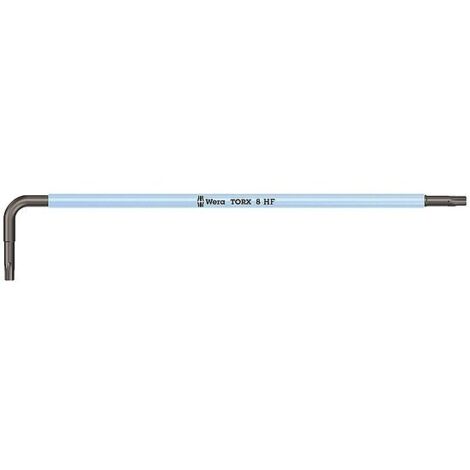 Winkelschlüssel WERA BlackLaser TORX T25, lang mit Haltefunktion 5024476001