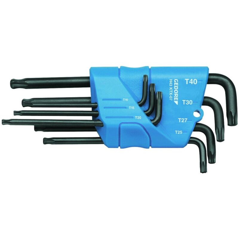 Image of Gedore - Winkelschraubendreher-Satz im Halter 7-tlg. tx T10-T40