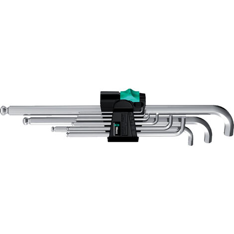 Winkelschraubendreher- Satz extrakurzer Schenkel1,5-10mm Wera