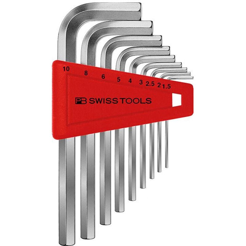 Set Clé allen en support plastique 9-unités 15-10mm PB Swiss Tools