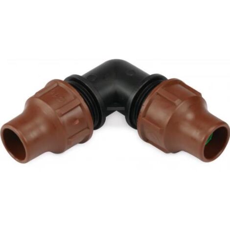 Winkelstück PP 16 mm Schloss braun Typ BF-22 Schloss