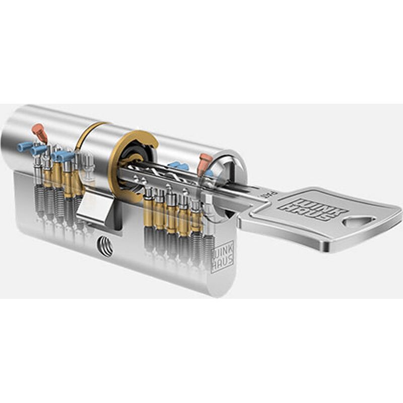 Winkhaus Doppelzylinder System N-tra Länge 50/50 mm mit BSZ gleichschließend Ni
