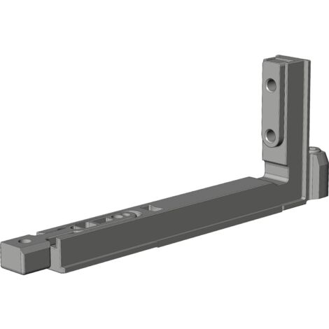 Winkhaus Flügellager activPilot Topstar für Tür- und Fensterflügel bis 130kg, Versatz 13mm rechts, Stahl verzinkt silberfärbig