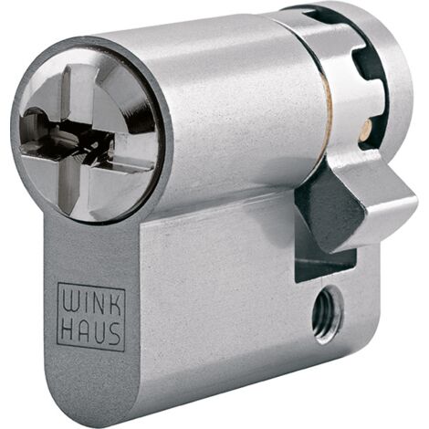 Winkhaus Halbzylinder System N-tra Länge 30 mm verschiedenschließend Ni