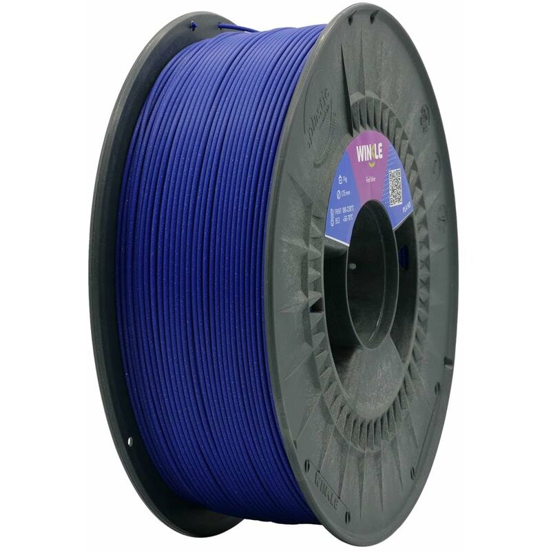 Image of Filamento pla Feel Blue Pla 1,75 mm Filamento Stampa Stampante 3D Filamento 3D Colore Blu con particelle Bobina 300 gr - Winkle