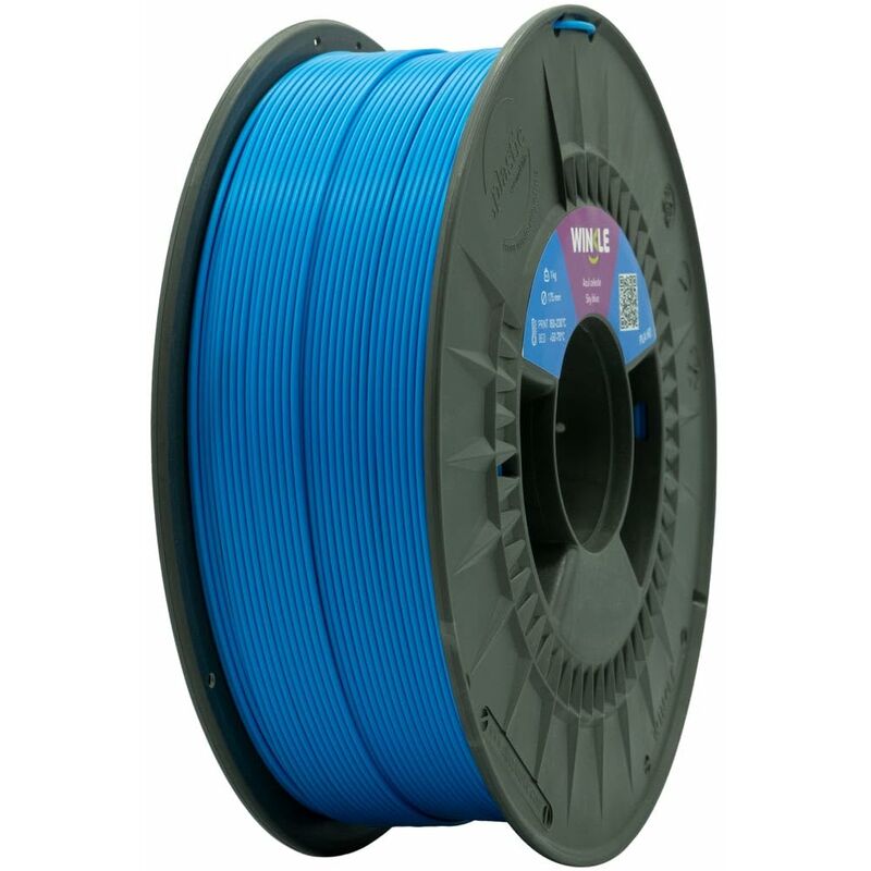 Image of Filamento pla Pla 1.75mm Filamento Stampa Stampante 3D Filamento 3D Colore Blu Celeste Bobina 300gr - Winkle