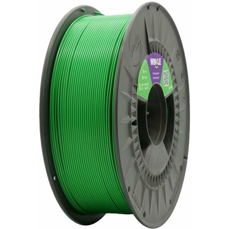 Image of Winkle Filamento PLA Pla 1.75mm Filamento Stampa Stampante 3D Filamento 3D Colore Verde Avocado Bobina 300gr