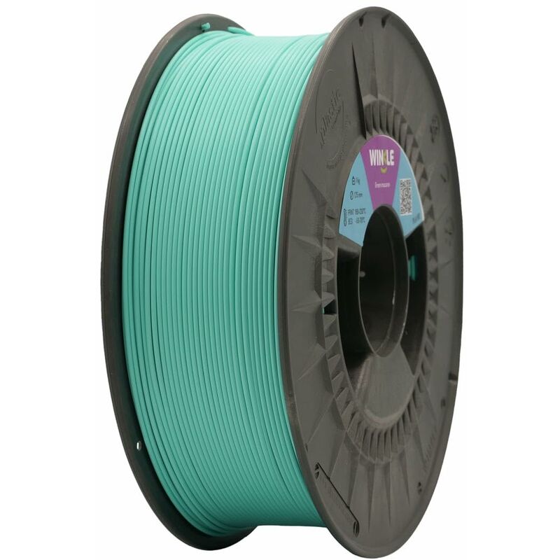 Image of Filamento pla Pla 1.75mm Filamento Stampa Stampante 3D Filamento 3D Colore Verde Macaron Bobina 1000gr - Winkle