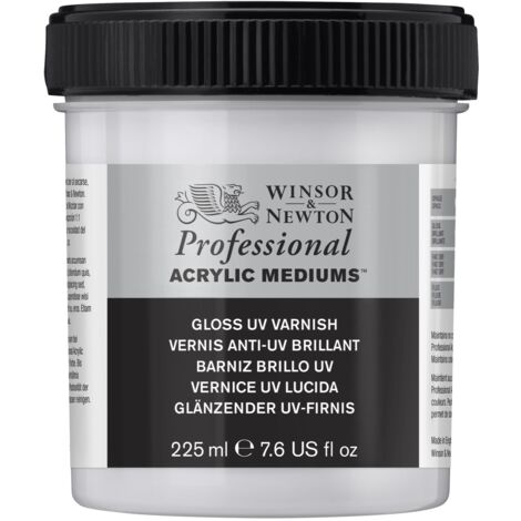Winsor & Newton - Vernice acrilica lucida, resistente ai raggi UV, 225 ml