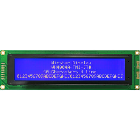 Winstar WH1602L-TMI-JT 16x2 Large Char LCD Display Blue Negative Mode 