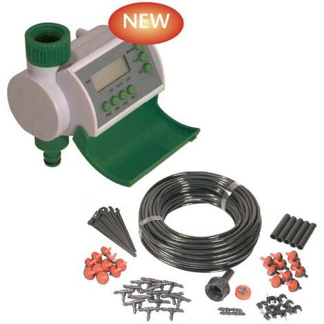 Winster Automatic Digital Water Timer Hozelock Compatible & Micro Irrigation Kit