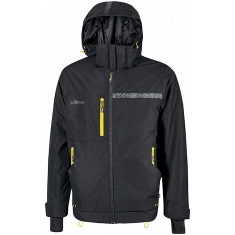Winter-Arbeitsjacke wasserdicht WINK - Schwarz 3XL